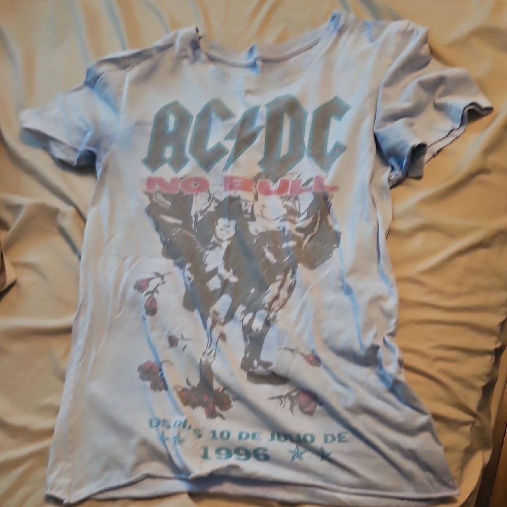 AC/DC Graphic Womens T-Shirt - Blue